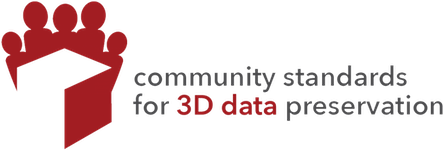 Community Standards for 3D Data Preservation: Best Practices Working Group logo or decorative image