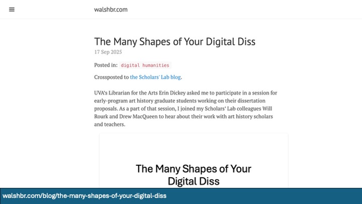 Screenshot of this very blog post