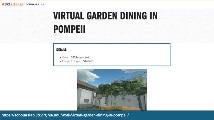 Janet Dunkelbarger virtual garden dining spaces project